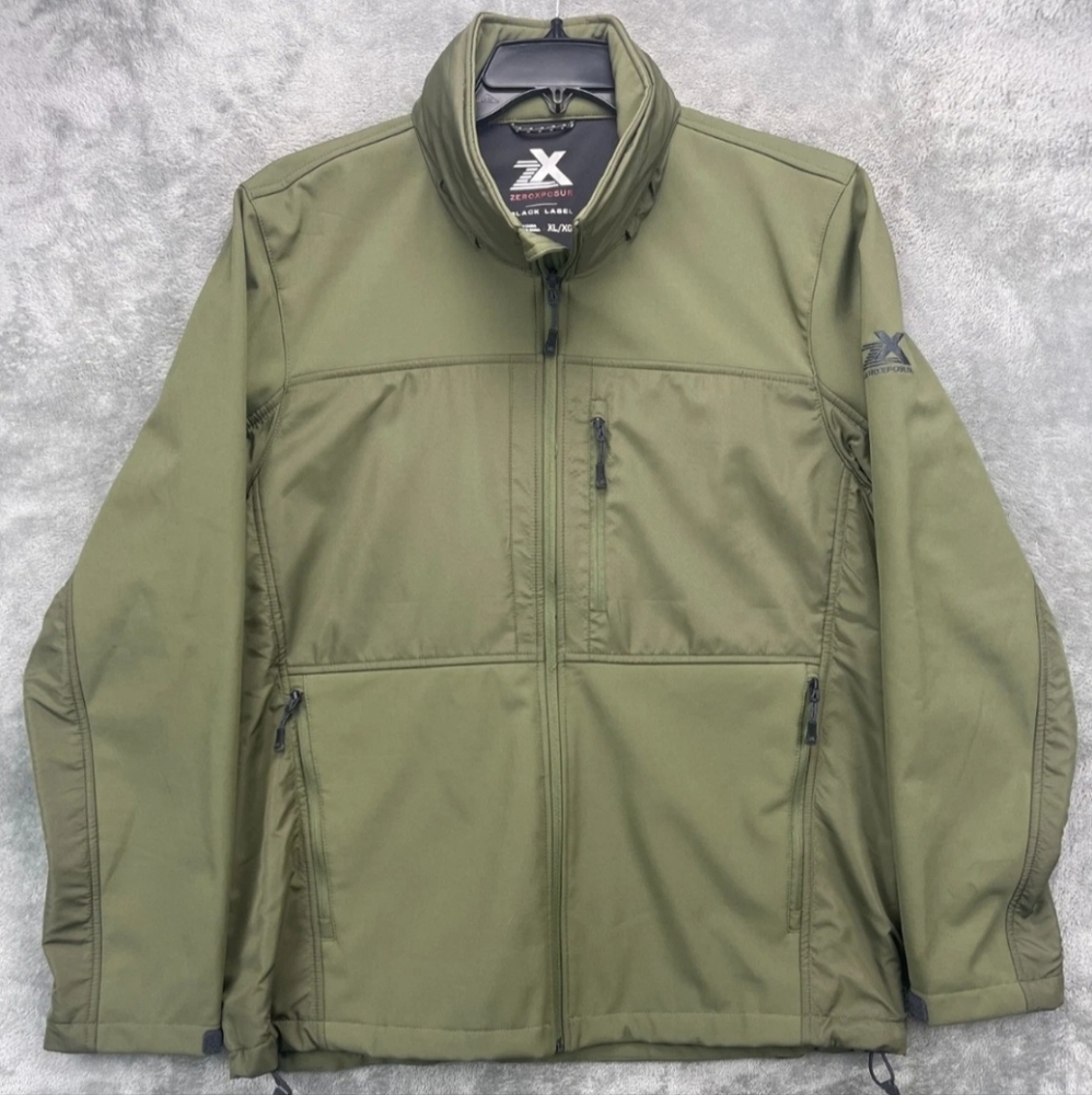 ZeroXposur Men's Olive Black Label Performance Jacket Size XXL
